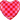 9" Heart Red & Pink Checker - Premium Party Distribution