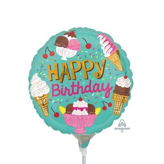 9" Ice Cream Party - Happy Birthay (25ct) - Premium Party Distribution