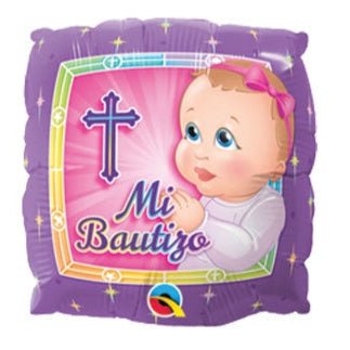 9" Mi Bautizo (25ct) - Premium Party Distribution