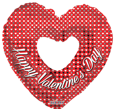 9" Open Heart - Happy Valentines Day - Premium Party Distribution