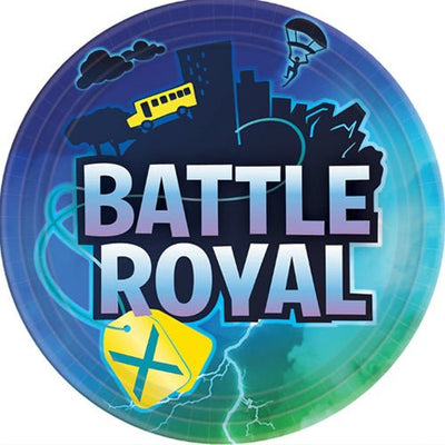 9" Paper Plates - Battle Royal (8ct) - Premium Party Distribution