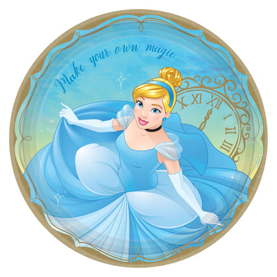 9" Paper Plates - Cinderella Once Upon a Time (8ct) - Premium Party Distribution