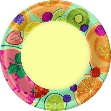 9" Paper Plates - Sweet and Tart (8ct) - Premium Party Distribution