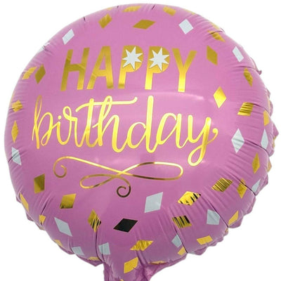 9" Pink Happy Birthday - Premium Party Distribution