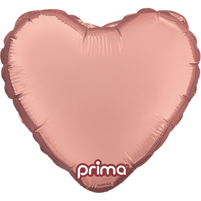 9” Rose Gold Heart (6ct) - Premium Party Distribution