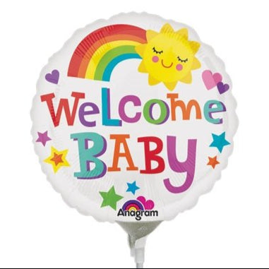 9" Welcome Baby Bright & Bold (25ct) - Premium Party Distribution
