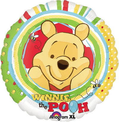 9" Winnie the Pooh - Stripes and Dots - Premium Party Distribution