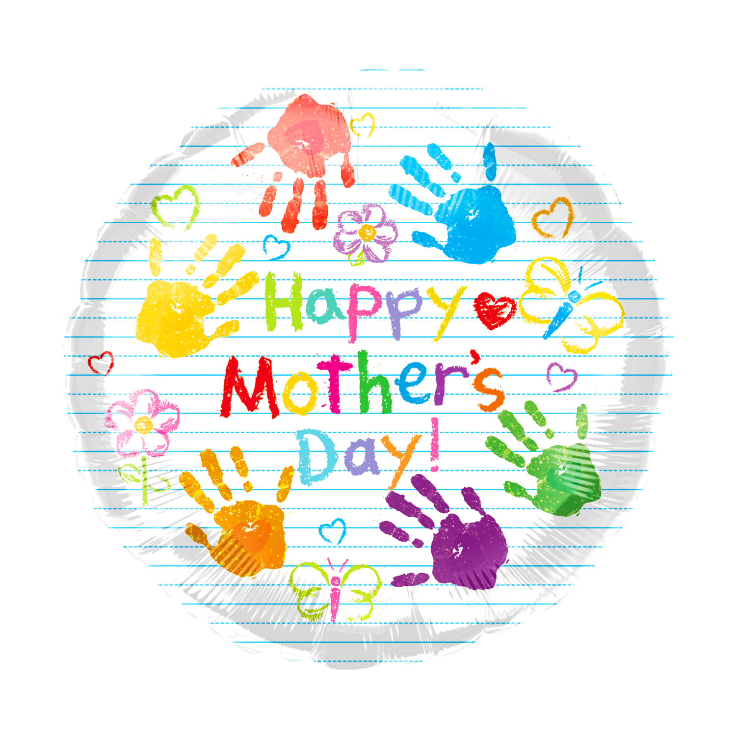 Party America 18" Happy Mother's Day Hand Paint Balloon