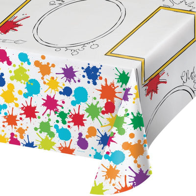96" Table Cover - Art Party - Premium Party Distribution