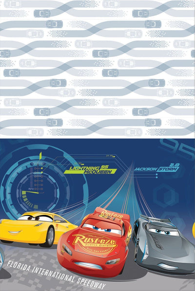 96" Table Cover - Disney Cars 3 - Premium Party Distribution
