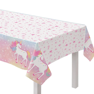 96" Table Cover - Enchanted Unicorn - Premium Party Distribution