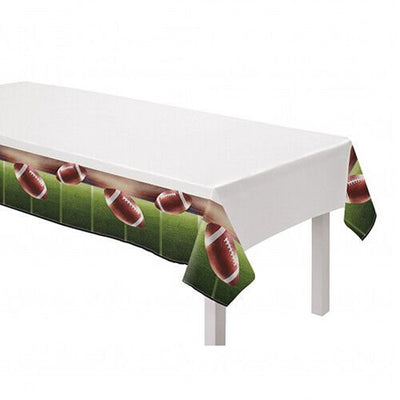 96" Table Cover - Go Fight Win Football - Premium Party Distribution