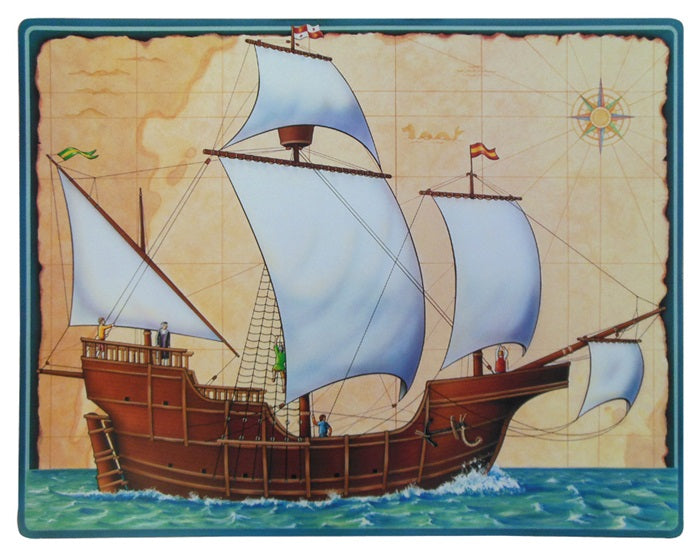 23 inch Tall Ship Cutout