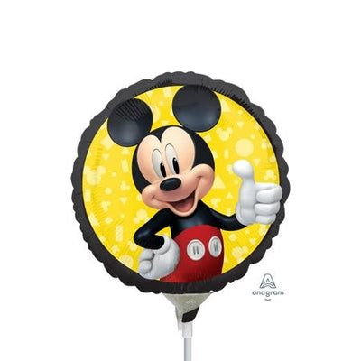 9in Mickey Mouse Clubhouse Foil Balloon - Air Fill & Heat Seal - Premium Party Distribution