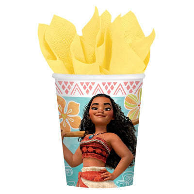 9oz Cup - Disney Moana (8ct) - Premium Party Distribution