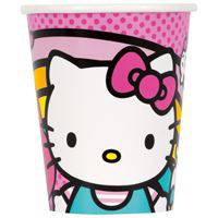 9oz Paper Cups - Hello Kitty (8ct) - Premium Party Distribution
