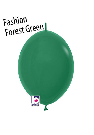 6in Link-O-Loon FOREST GREEN Betallatex/Sempertex (50ct)