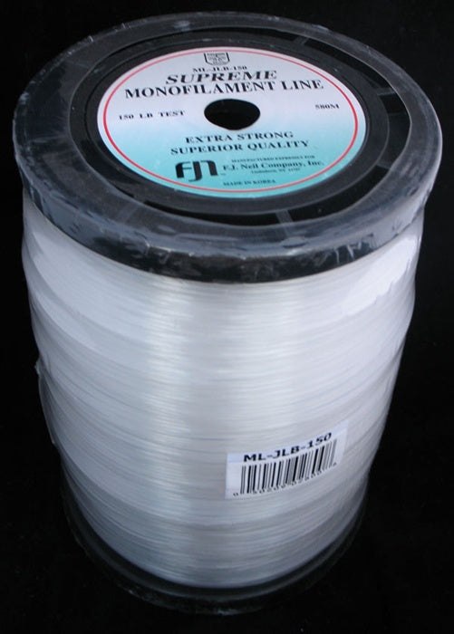 150Lb. Test Clear Monofilament Line (600 yards=2lb.Spool)