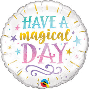 18in Have a MAGICAL Day - Round Foil Balloon (PKG)