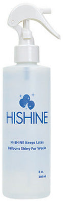 HI-SHINE 8oz Bottle with Sprayer - Latex Balloon Treatment