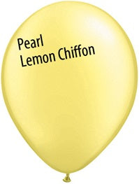 11in PEARL LEMON CHIFFON Qualatex (100ct)