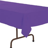 54x108in PURPLE Table Cover - Heavy Duty Plastic