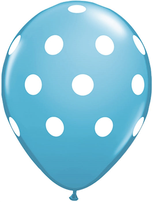 11in Big Polka Dots ROBIN'S EGG BLUE (50ct)