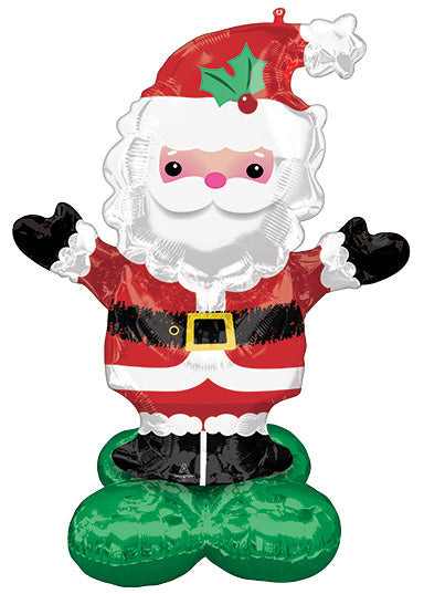 53in AirLoonz Christmas Santa Foil Multi-Balloon (PKG)