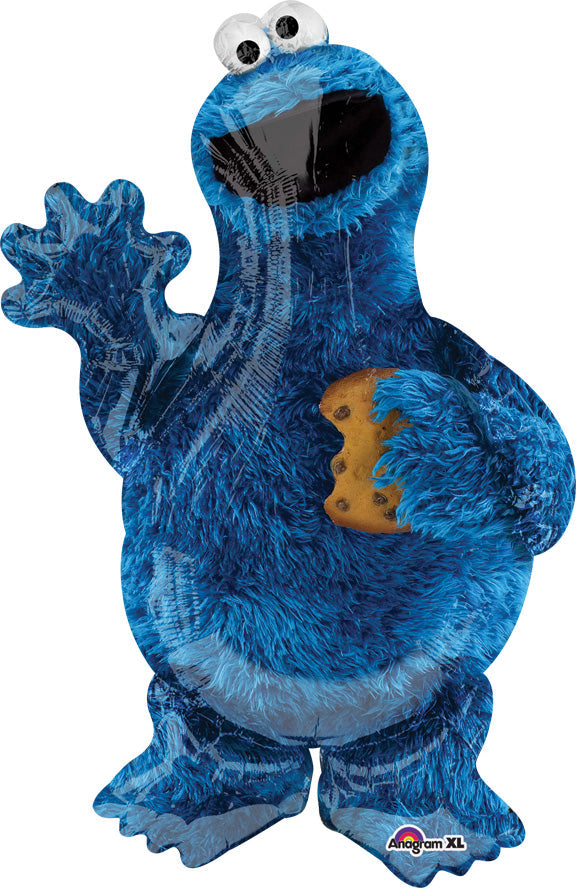 35in COOKIE MONSTER SuperShape Foil Balloon (PKG)