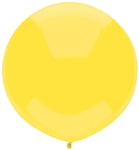 17in YELLOW Latex Round (Bag of 72)