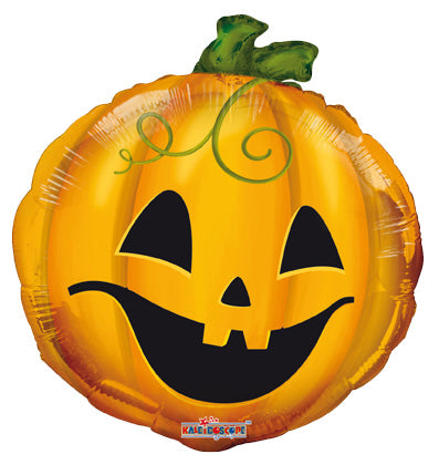 18in PUMPKIN Shape - PKG - Foil Balloon - Pack of 5