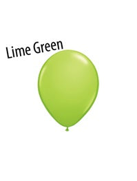 5in LIME GREEN Qualatex Plain (100ct)