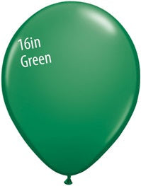 16in GREEN Qualatex Plain (50ct)