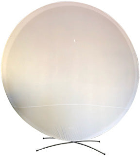 WHITE Spandex COVER for 8 foot CIRCLE Frame - Use with CF8 only