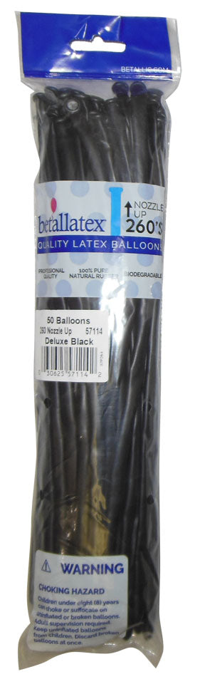 260b BLACK - Nozzle Up Betallatex/Sempertex (50ct)