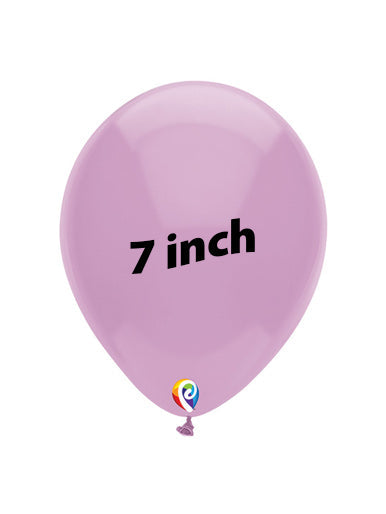 7in LILAC Funsational Latex Balloons (50ct)