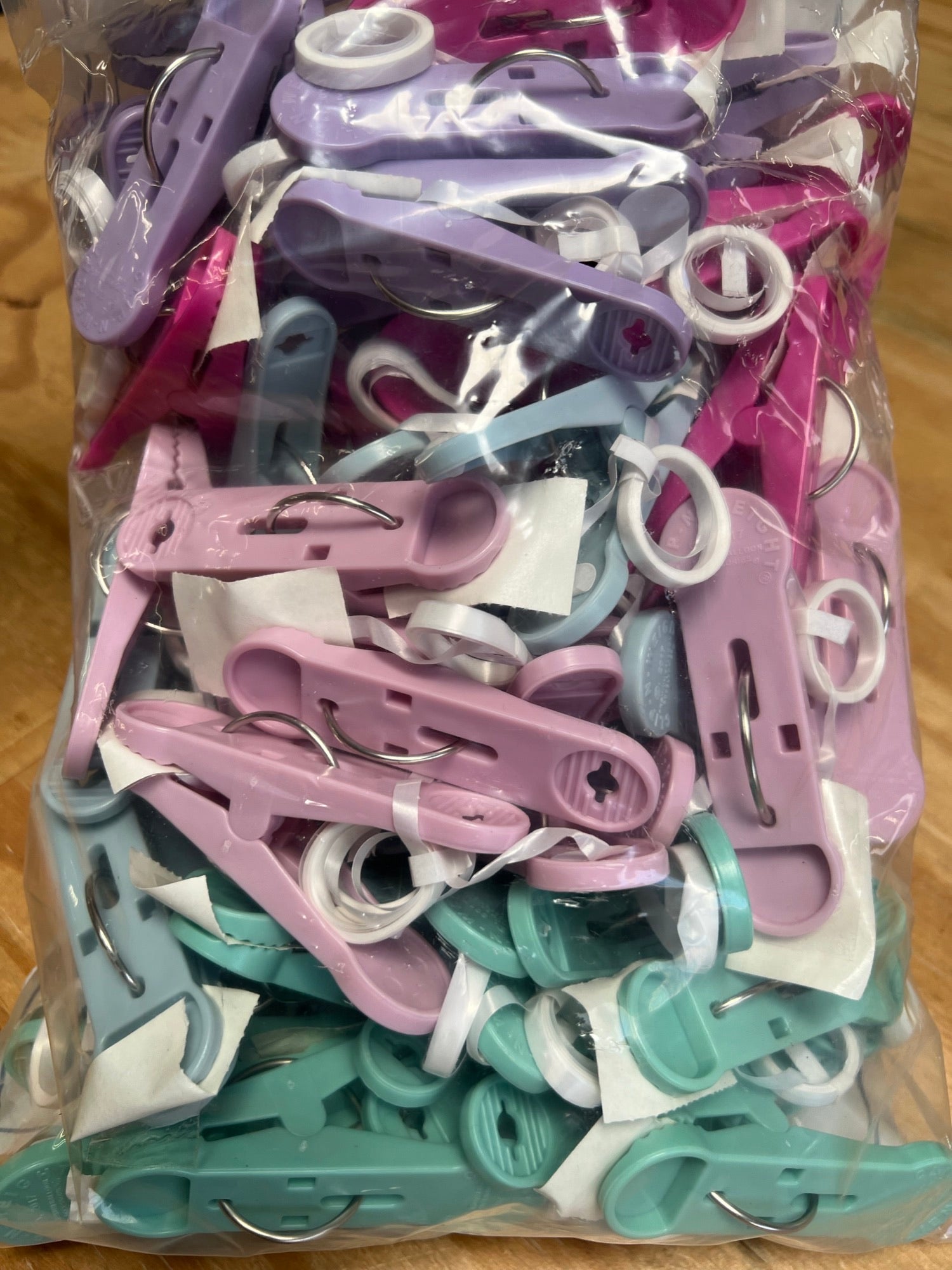 16g Clip-n-Weight with RIBBON (Pastel)  Assortment - Bag of 50