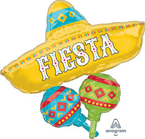 32in Papel Picado FIESTA Cluster (PKG) - SuperShape Foil Balloon