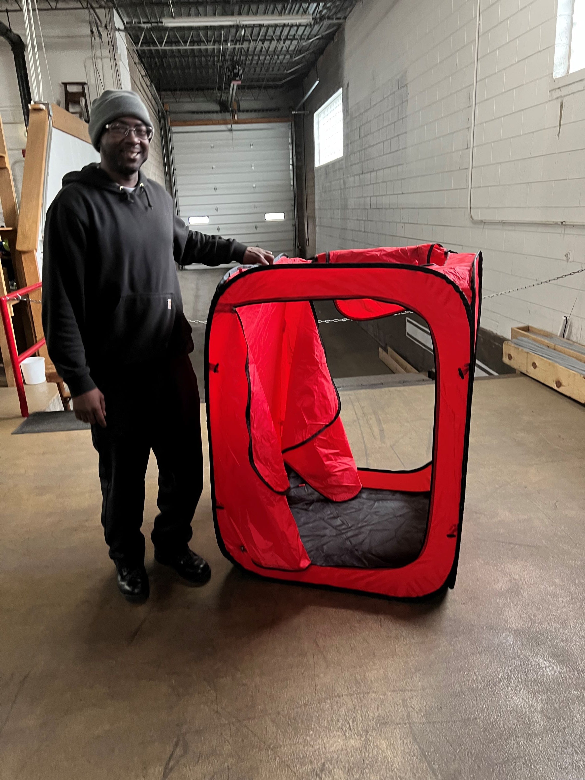 3ft.x 3ft.x 4ft. BALLOON TRANPORTER BOX RED or BLACK Available