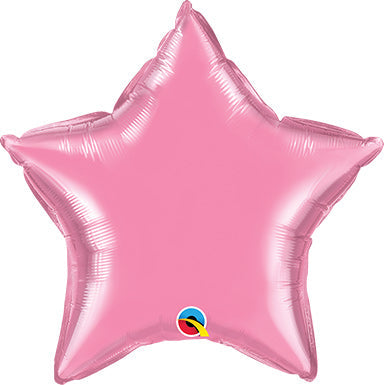 20in ROSE Star - Pack of 10 - Qualatex Foil