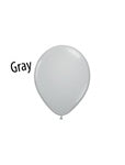 5in GRAY Qualatex Plain (100ct)