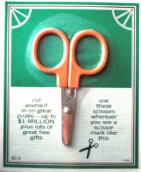 2in Safety Scissors 1 piece carded