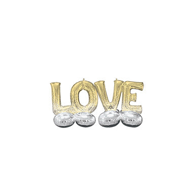 L-O-V-E Deluxe AirLoonz Bunch  -  Foil Multi Balloon (Boxed)