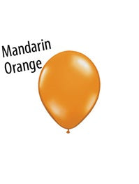 5in MANDARIN ORANGE Qualatex Plain (100ct)