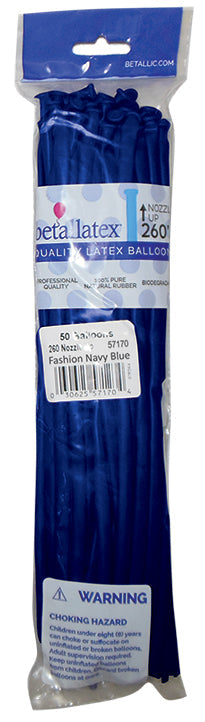 260b NAVY BLUE - Nozzle Up Betallatex/Sempertex (50ct)