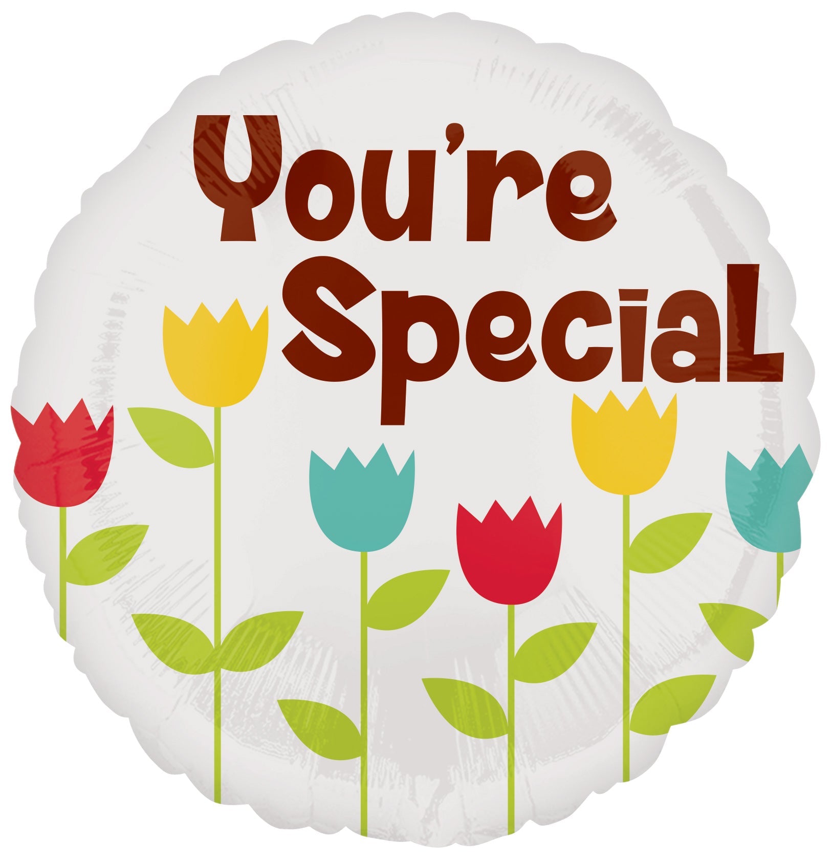 VLP 18in Cheery FLOWERS You're Special - Pack of 10 - Foil Balloon