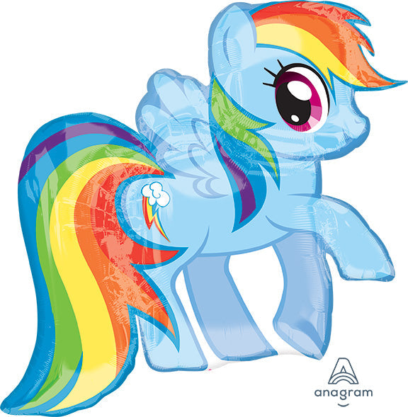 28in My LITTLE PONY Rainbow Dash SuperShape Foil Balloon (PKG)