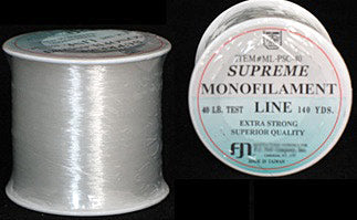 40Lb. Test Clear Monofilament (140 yard Spool)