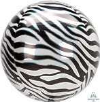 ZEBRA PRINT ORBZ Foil Balloon