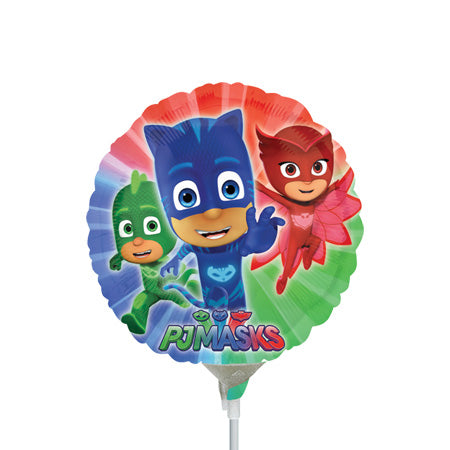 9in PJ MASKS - Foil Balloon - Air Fill & Heat Seal Only!!! - Pack of 25 -